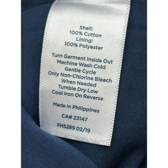 RSVP by Talbots Women's Blue Silver Floral Pleated Zip A-line Skirt Size 22WP - Picture 11 of 13